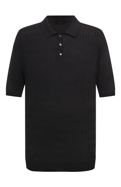 Мужская шелковое поло ZILLI, арт. KBP002M0640VTS000_1