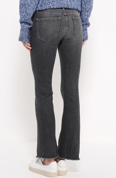 Расклешенные укороченные джинсы с бахромой FRAME DENIM, арт. LMBRE134, фото 4