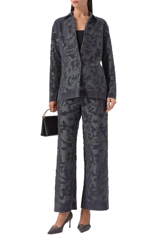 Шелковая рубашка Giorgio Armani GW002431/AF19837 Синий  GW002431/AF19837 Фото 2