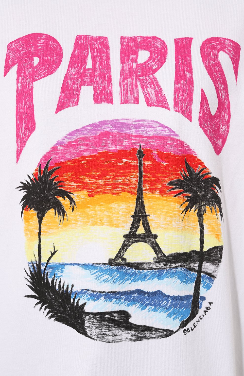 Хлопковая футболка BALENCIAGA, арт. 764235/TNVR2, фото 5