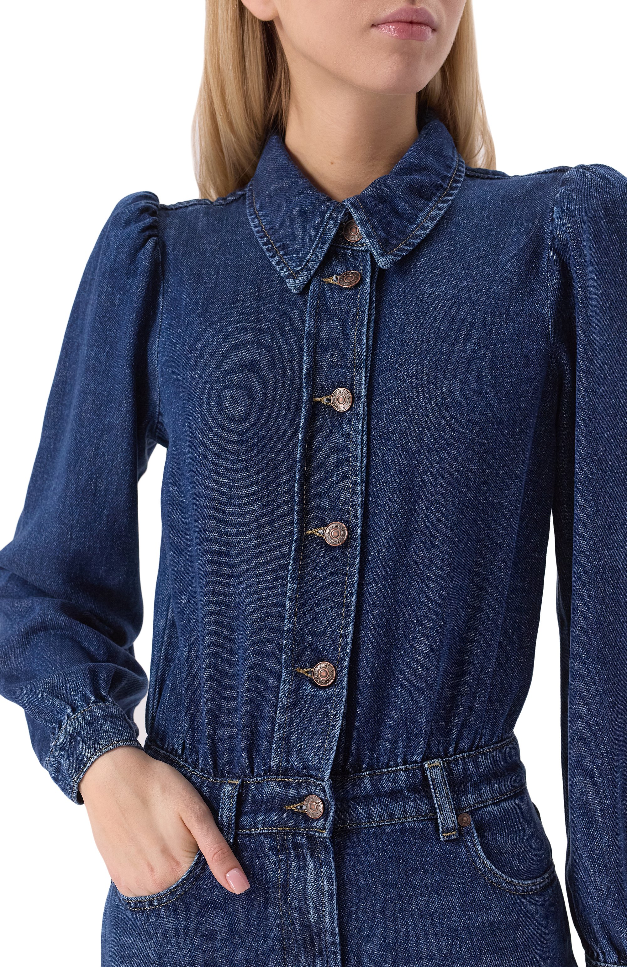 Джинсовый комбинезон 7 FOR ALL MANKIND, арт. JSUSC860G0, фото 5