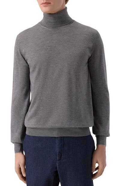 Водолазка из кашемира и шелка BRUNELLO CUCINELLI, арт. M2300103, фото 3