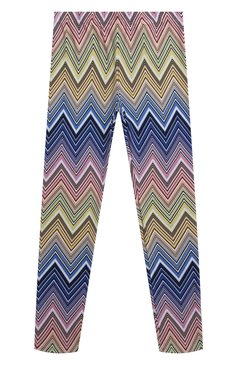 �Детские хлопковые легинсы MISSONI разноцветного цвета, арт. MU6C70/J0396/4-10 | Фото 1 (Девочки Кросс-КТ: Леггинсы-одежда; Материал сплава: Проставлено; Нос: Не проставлено; Материал внешний: Хлопок; Ростовка одежда: 4 года | 104 см, 6 лет | 116 см, 8 лет | 128 см, 10 - 11 лет | 140 - 146см)