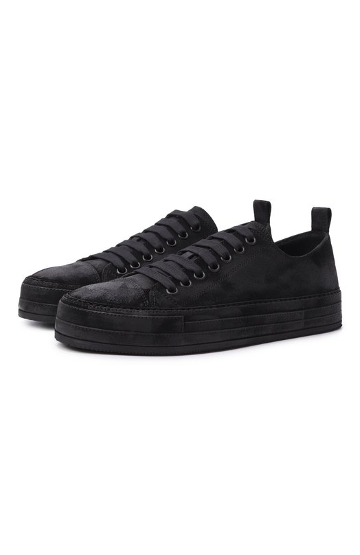 Замшевые кеды Nono Ann Demeulemeester B0012588/LT147 Чёрный B0012588/LT147