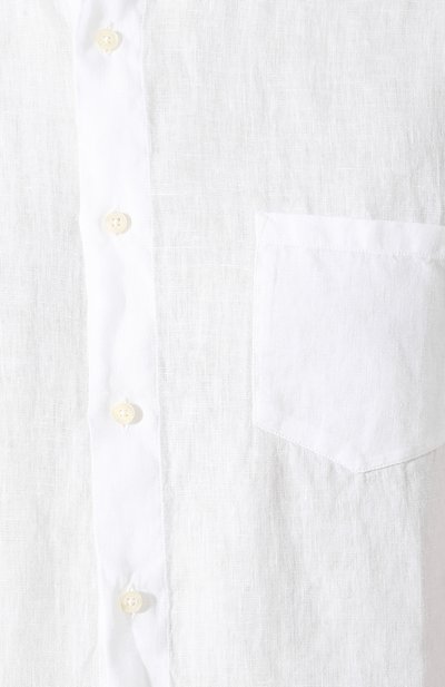 Льняная рубашка с воротником кент 120% LINO, арт. P0M1368/0115/001, фото 5