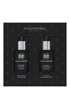 Мужская подарочный набор для мужчин (2x100ml) MILAMARSEL бесцветного цвета, арт. 4630225091734 | Фото 3 (Косметика кросс-кт: Уход М; Назначение: После бритья, Для бритья; Нос: Не проставлено; Региональные ограничения белый список (Axapta Mercury): Не проставлено)