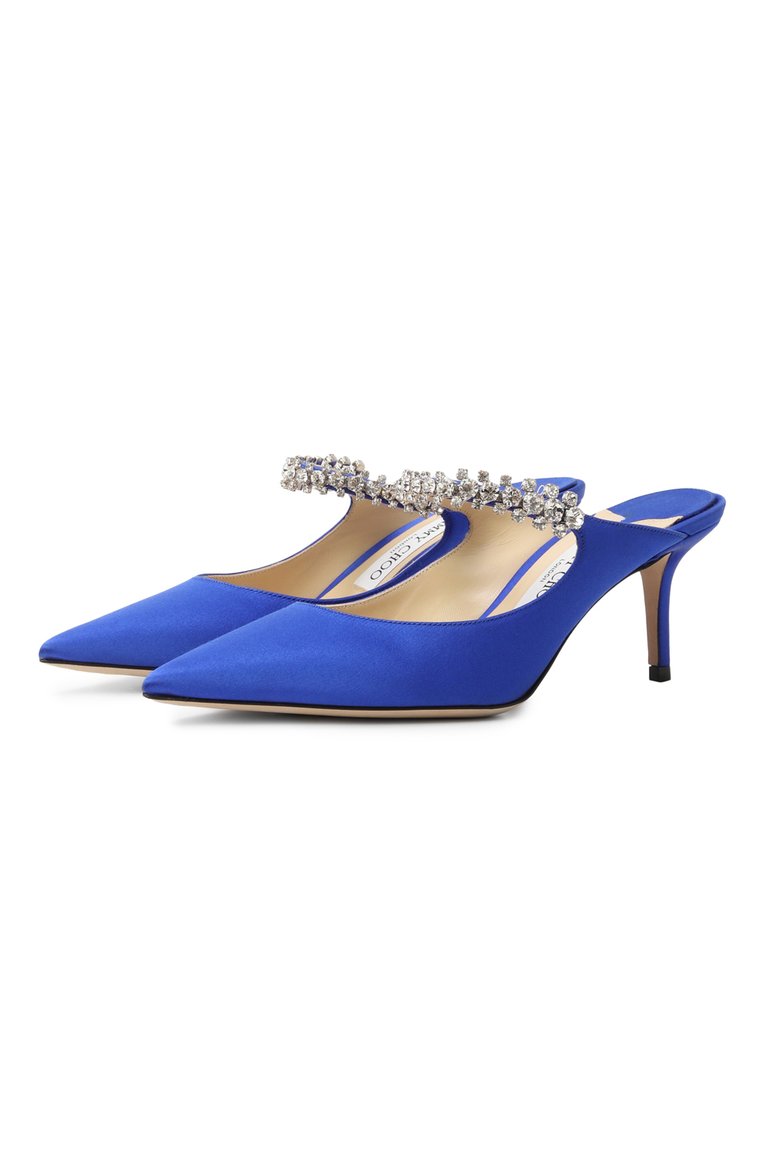 Текстильные мюли bing 65 JIMMY CHOO, арт. BING 65/SAT, фото 1
