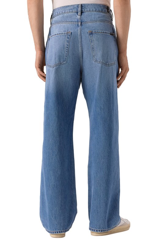 Джинсы Wide Leg 7 For All Mankind 7TI90E351DS Синий  7TI90E351DS Фото 4