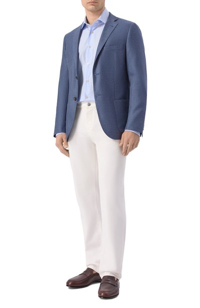 Кожаные пенни-лоферы glove FABI, арт. FU1463/B0ND, фото 2