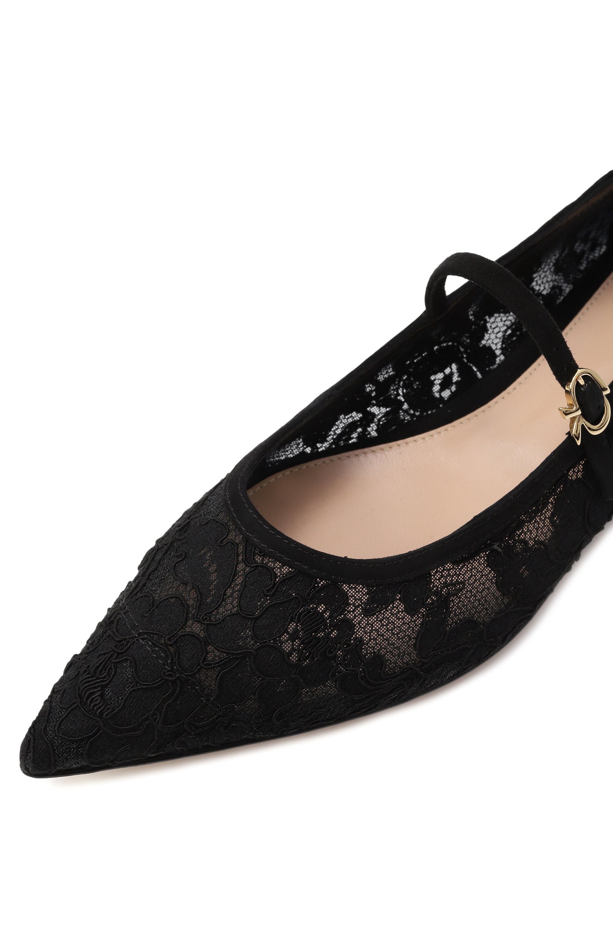 Текстильные балетки claudia GIANVITO ROSSI, арт. G22345.05RIC.LRMNENN, фото 7