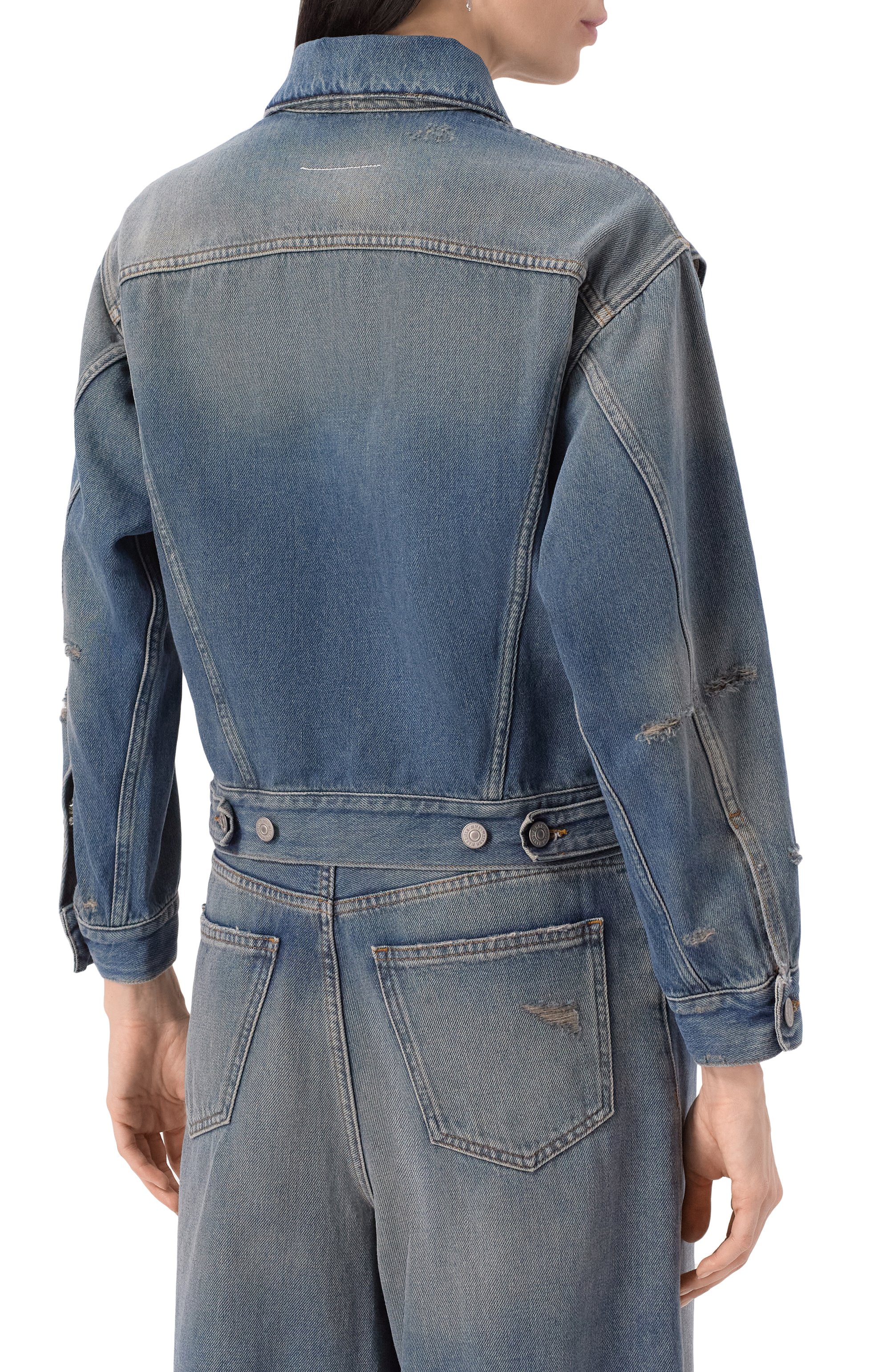 Джинсовая куртка MM6, арт. S52AM0319/M30017, фото 4