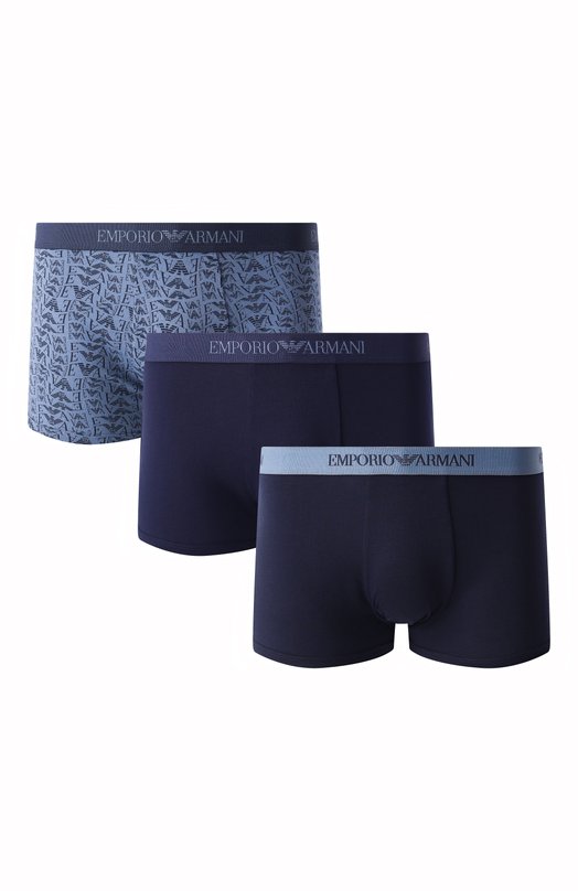 Комплект из трех боксеров Emporio Armani 111625/4F722 Синий 111625/4F722