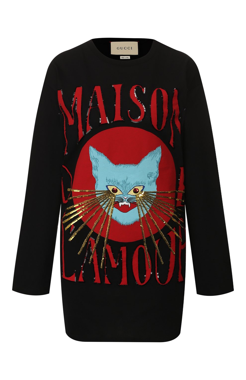 Хлопковый лонгслив GUCCI, арт. 595932/XJBUJ, фото 1