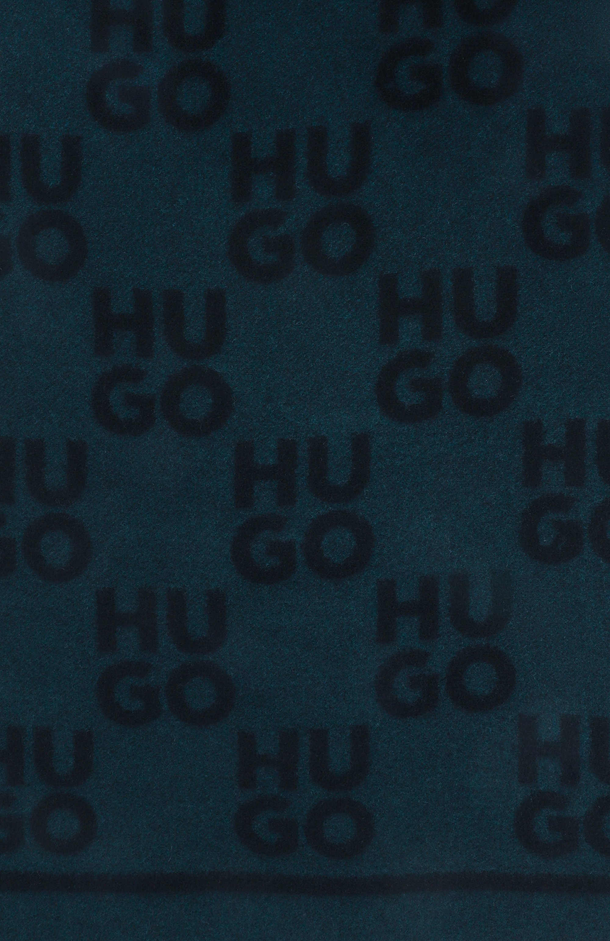 Шерстяной шарф HUGO, арт. 50524767, фото 4