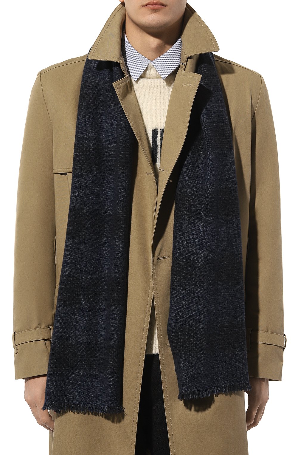 Шарф из шерсти и шелка ZEGNA, арт. Z6L05SA6/26A, фото 2