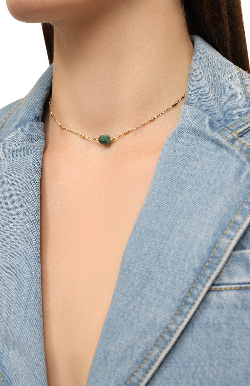 Колье HANKA_IN, арт. SPARK-C0-EMER-0.5, фото 2