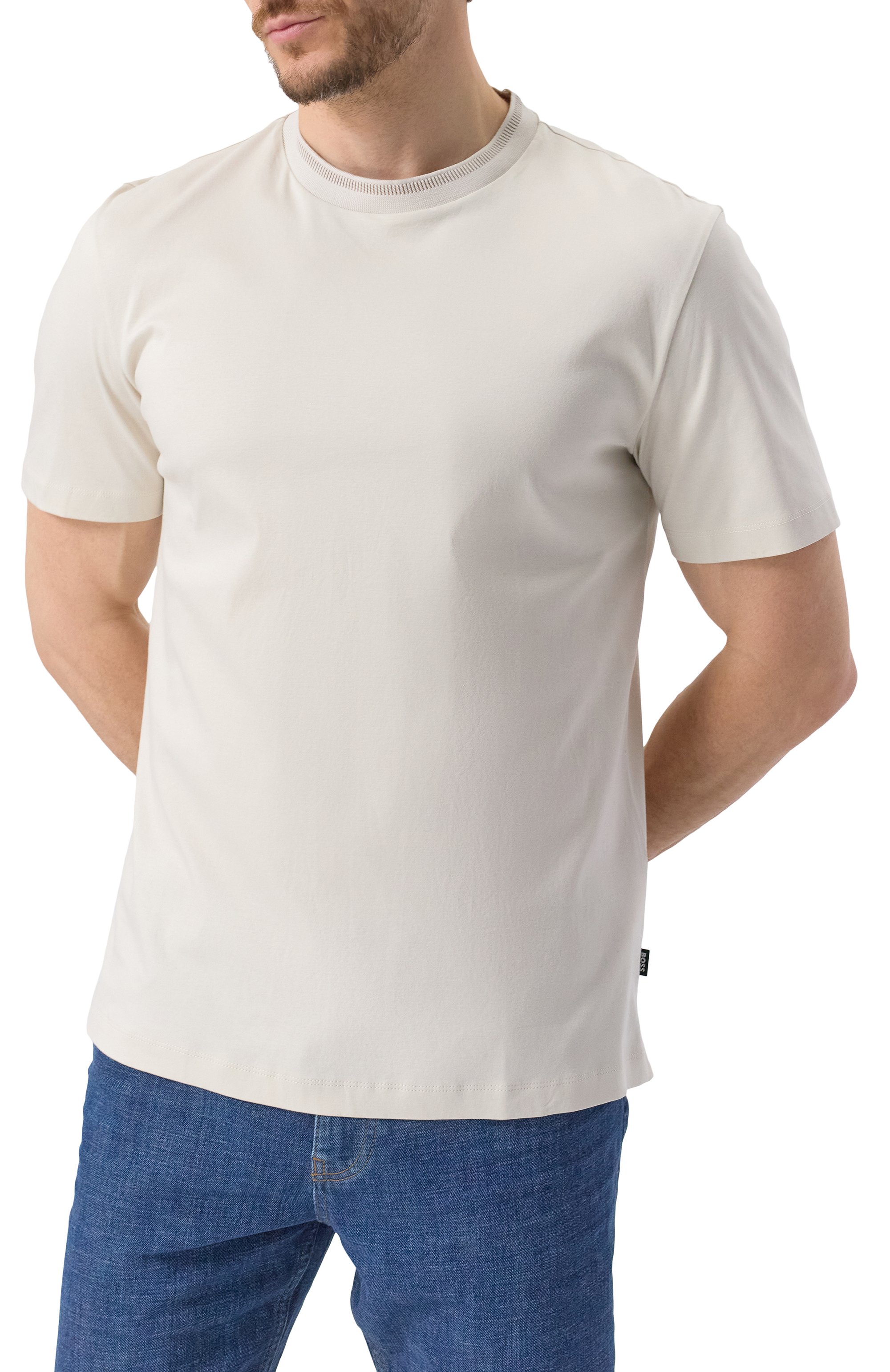 Хлопковая футболка BOSS, арт. 50531793, фото 3