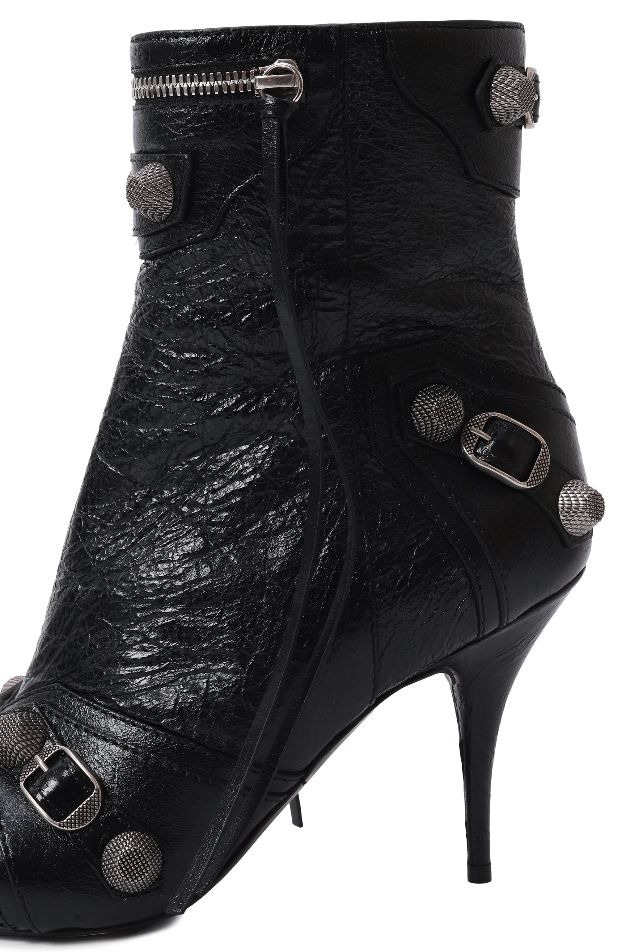 Кожаные ботильоны cagole 90 BALENCIAGA, арт. 694379/WAD4E, фото 7