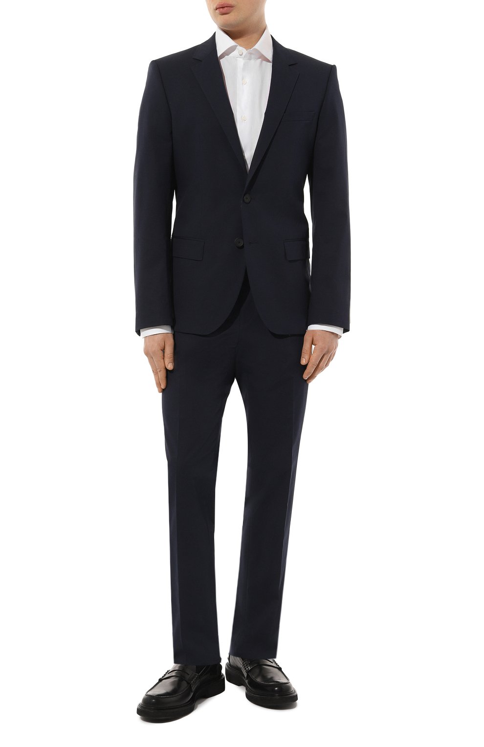 Хлопковый костюм HUGO темно-синего цвета по цене 65800 руб., арт. 50491056, фото 1 Хлопковый костюм HUGO, арт. 50491056, фото 1