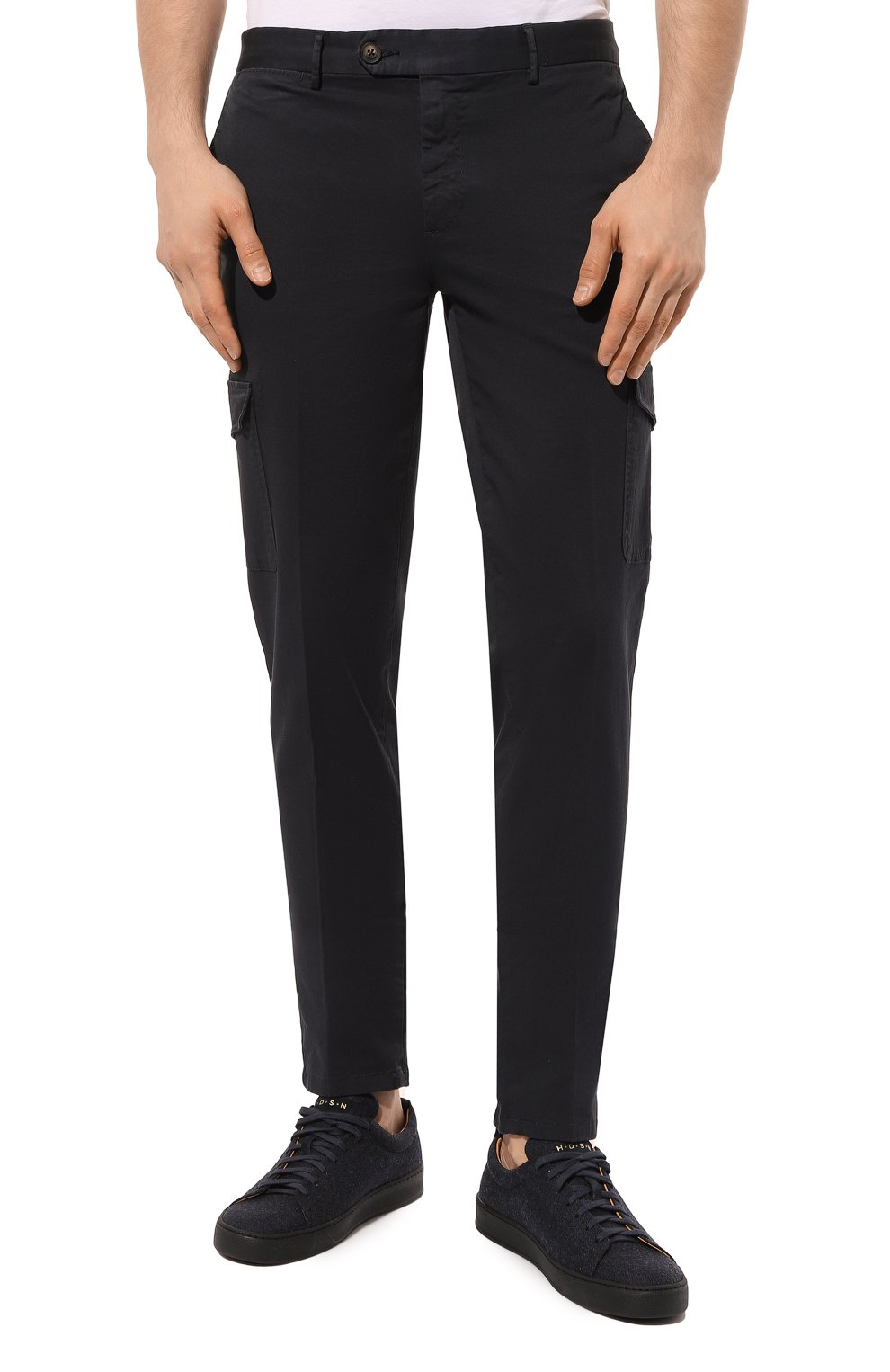 Хлопковые брюки-карго PAL ZILERI темно-синего цвета по цене 27350 руб., арт. W31NE284/IP240, фото 3 Хлопковые брюки-карго PAL ZILERI, арт. W31NE284/IP240, фото 3