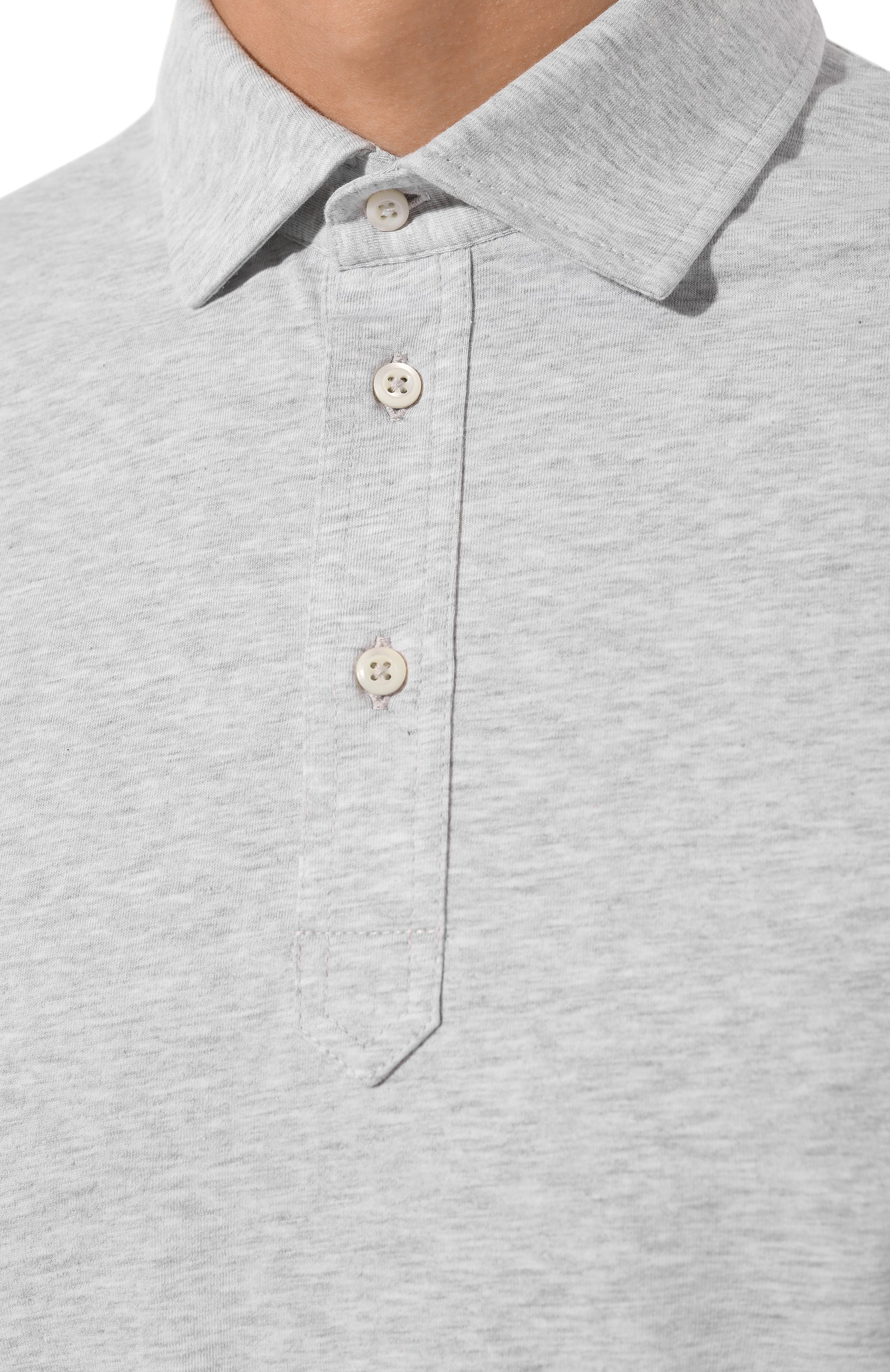 Хлопковое поло BRUNELLO CUCINELLI, арт. M0B133936, фото 5