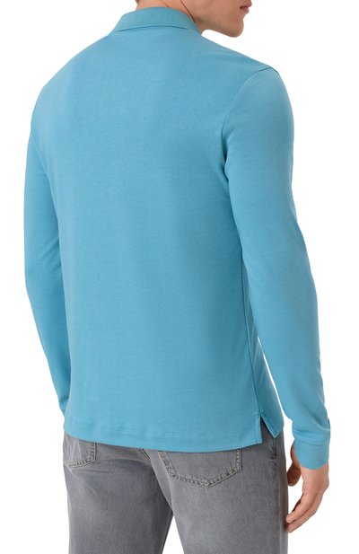 Хлопковое поло BOSS, арт. 50468392, фото 4