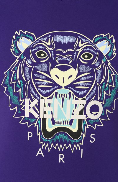 Хлопковая футболка KENZO, арт. FA55TS0504YA, фото 5