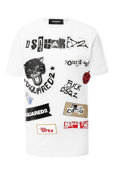 Женская хлопковая футболка DSQUARED2, арт. S75GC0982/S22427