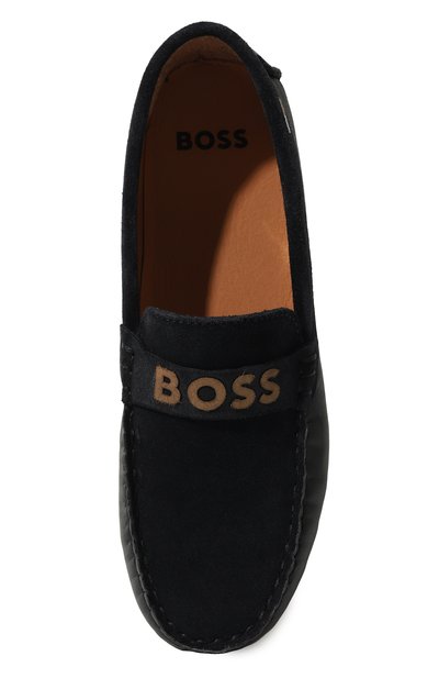 Кожаные мокасины BOSS, арт. J51321, фото 4