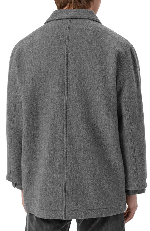 Шерстяная куртка-рубашка Jacob Cohen 25I P/JUM_E0033 081 T806A RW Серый  25I P/JUM_E0033 081 T806A RW Фото 4