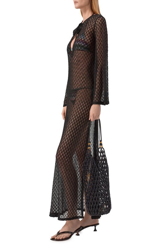 Платье из вискозы Missoni MC26SQ04/BR014R Чёрный  MC26SQ04/BR014R Фото 2