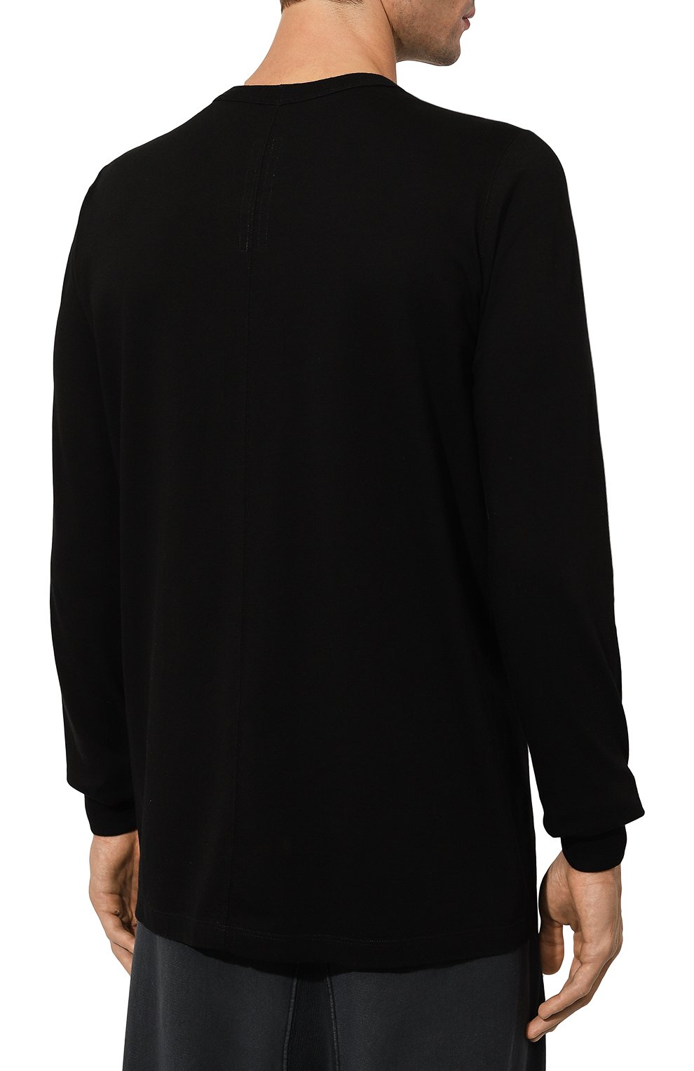 Хлопковый лонгслив RICK OWENS, арт. RU02D6266/JA, фото 4