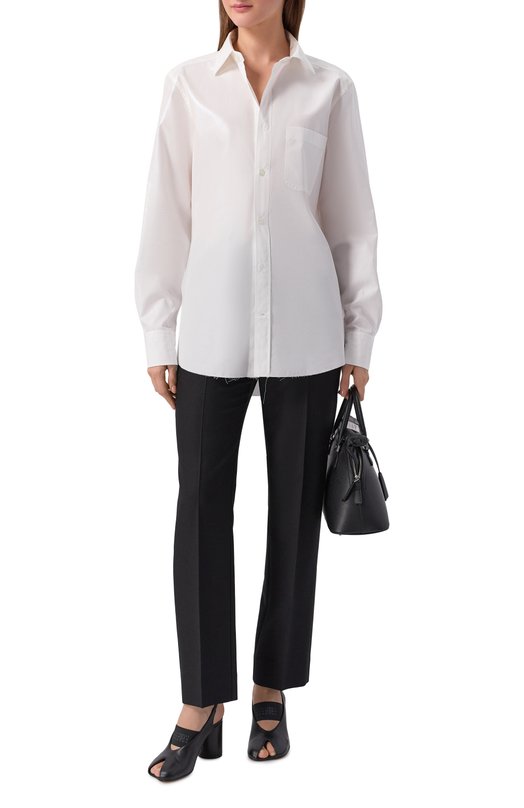 Шерстяные брюки Maison Margiela S51KA0616/S47782 Чёрный  S51KA0616/S47782 Фото 2