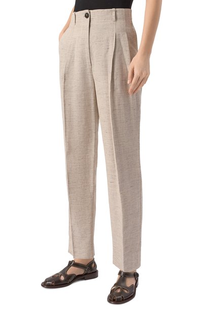 Брюки из вискозы и льна ERIKA CAVALLINI, арт. P5S002, фото 3