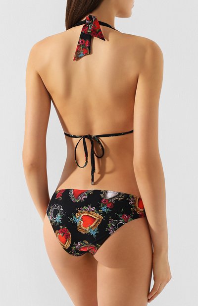 Бра с принтом DOLCE & GABBANA черного цвета по цене 33350 руб., арт. 01A01J/FSGPW, фото 3 Бра с принтом DOLCE & GABBANA, арт. 01A01J/FSGPW, фото 3