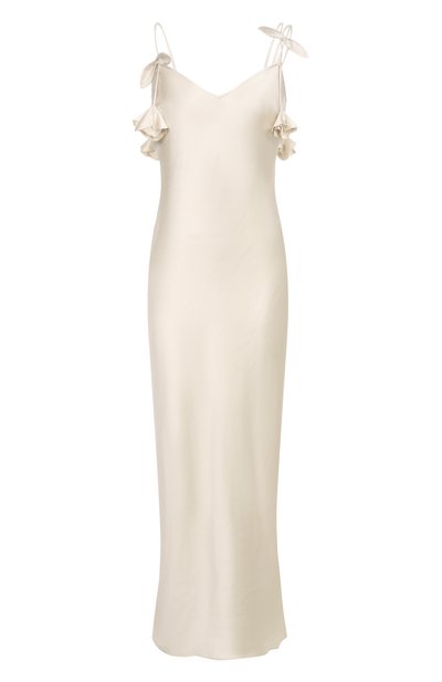 Атласное платье SELF-PORTRAIT, арт. SS25255XCH, фото 1