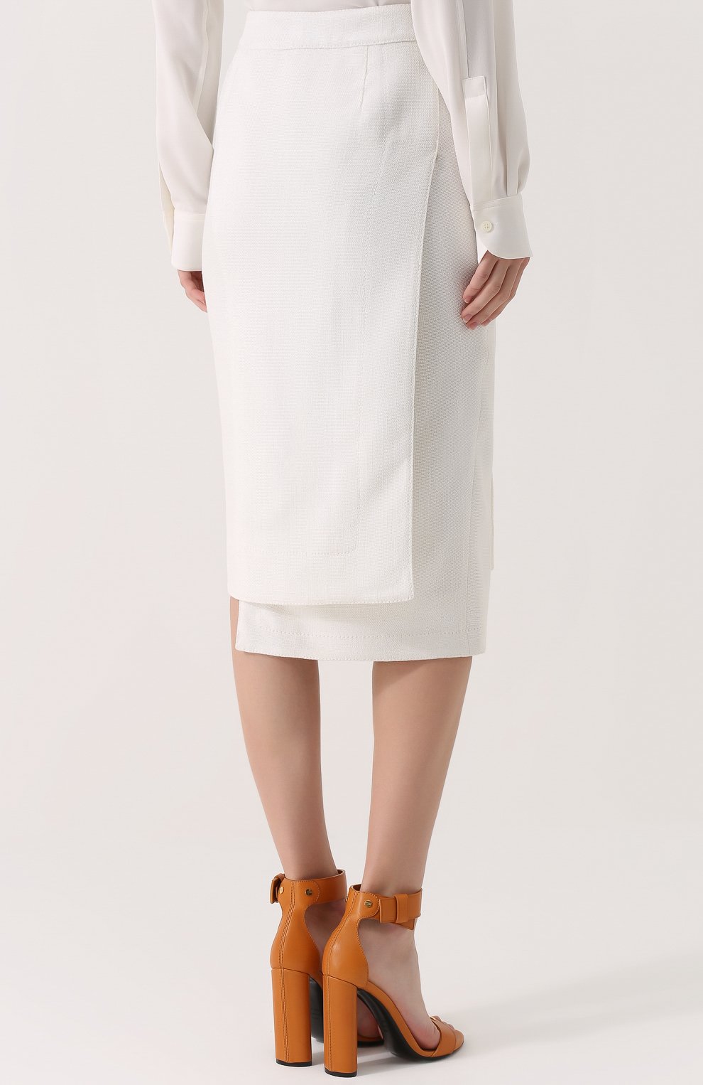 Юбка-карандаш асимметричного кроя  TOM FORD, арт. GC5225/FAX203, фото 4