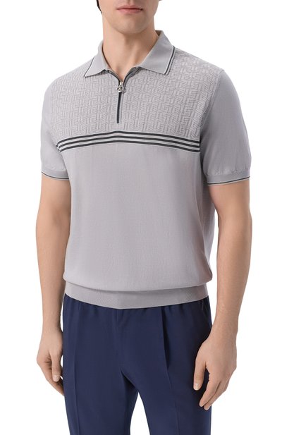 Поло из шелка и хлопка STEFANO RICCI, арт. K818117P31/F26283, фото 3