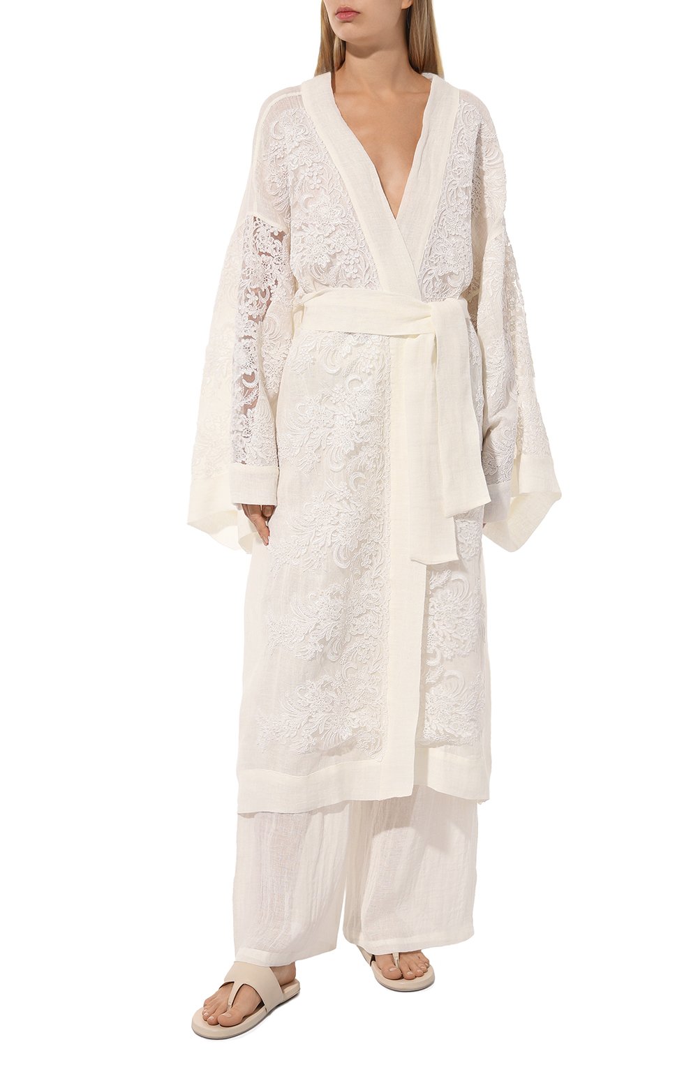 Кимоно изо льна и вискозы MAURIZIO, арт. MZS4W07250577, фото 3