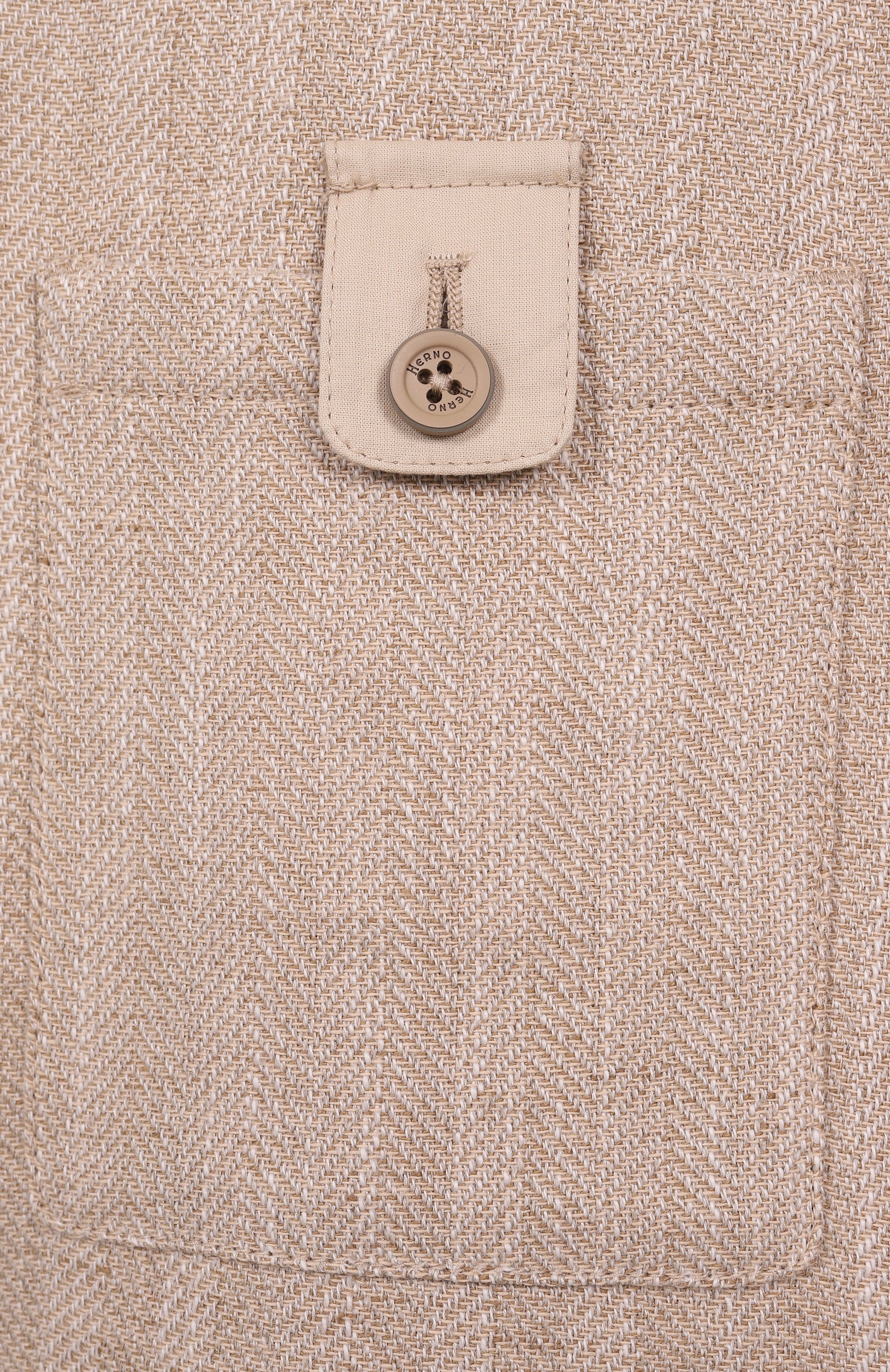 Куртка-рубашка из хлопка и льна HERNO, арт. GI000504U/13243, фото 7