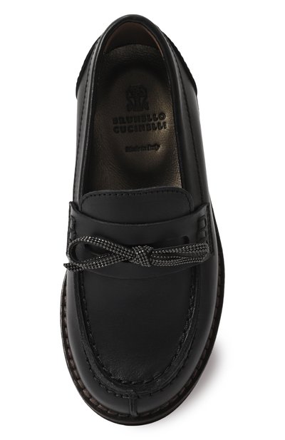Кожаные лоферы BRUNELLO CUCINELLI, арт. BZ0LCZG400, фото 4