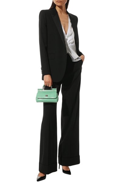 Сумка sicily small из кожи аллигатора DOLCE & GABBANA, арт. BB7116/A2Y14/AMIS, фото 3