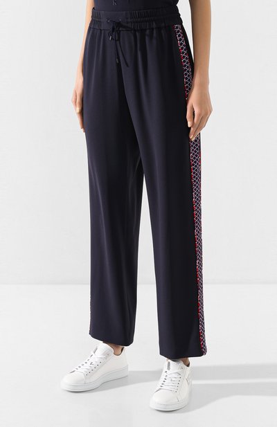 Брюки KENZO темно-синего цвета по цене 46100 руб., арт. FA52PA1315AC, фото 3 Брюки KENZO, арт. FA52PA1315AC, фото 3