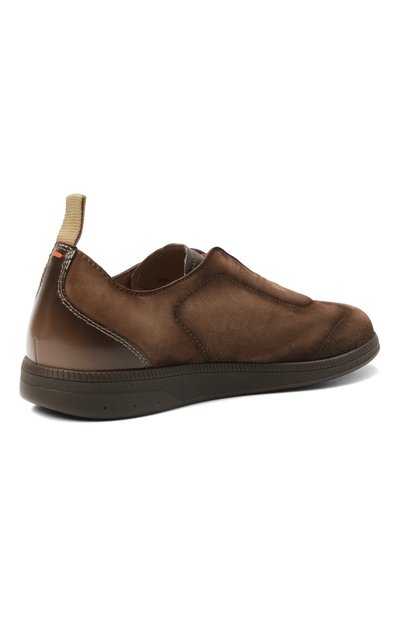 Замшевые кеды dbs-olympic SANTONI, арт. MBPG22109DKTTLUB, фото 4