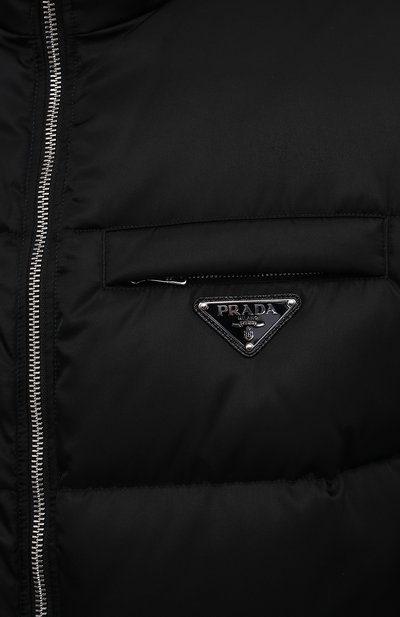 Пуховик PRADA темно-синего цвета по цене 245000 руб., арт. SGB795-1YNS-F0V41-212, фото 5 Пуховик PRADA, арт. SGB795-1YNS-F0V41-212, фото 5