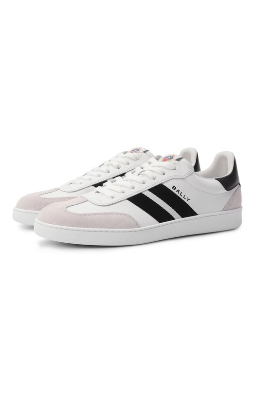 Кожаные кеды Retro Crest Bally MSK0F7/VT012 Белый MSK0F7/VT012