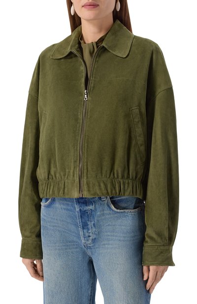 Замш�евый бомбер MASLOV, арт. MZK07, фото 3