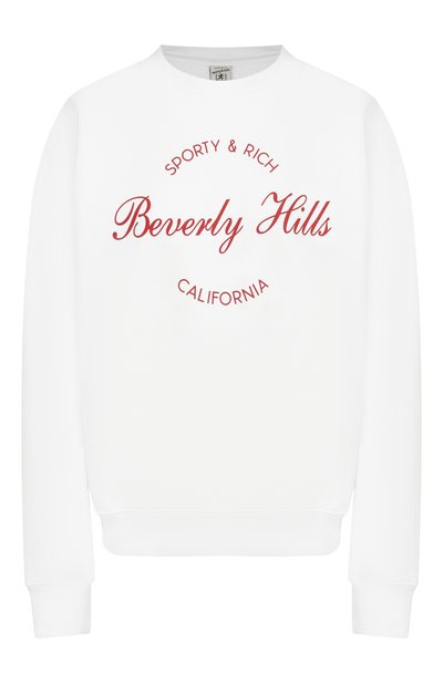 Женский хлопковый свитшот SPORTY AND RICH, арт. ST07164257WH01