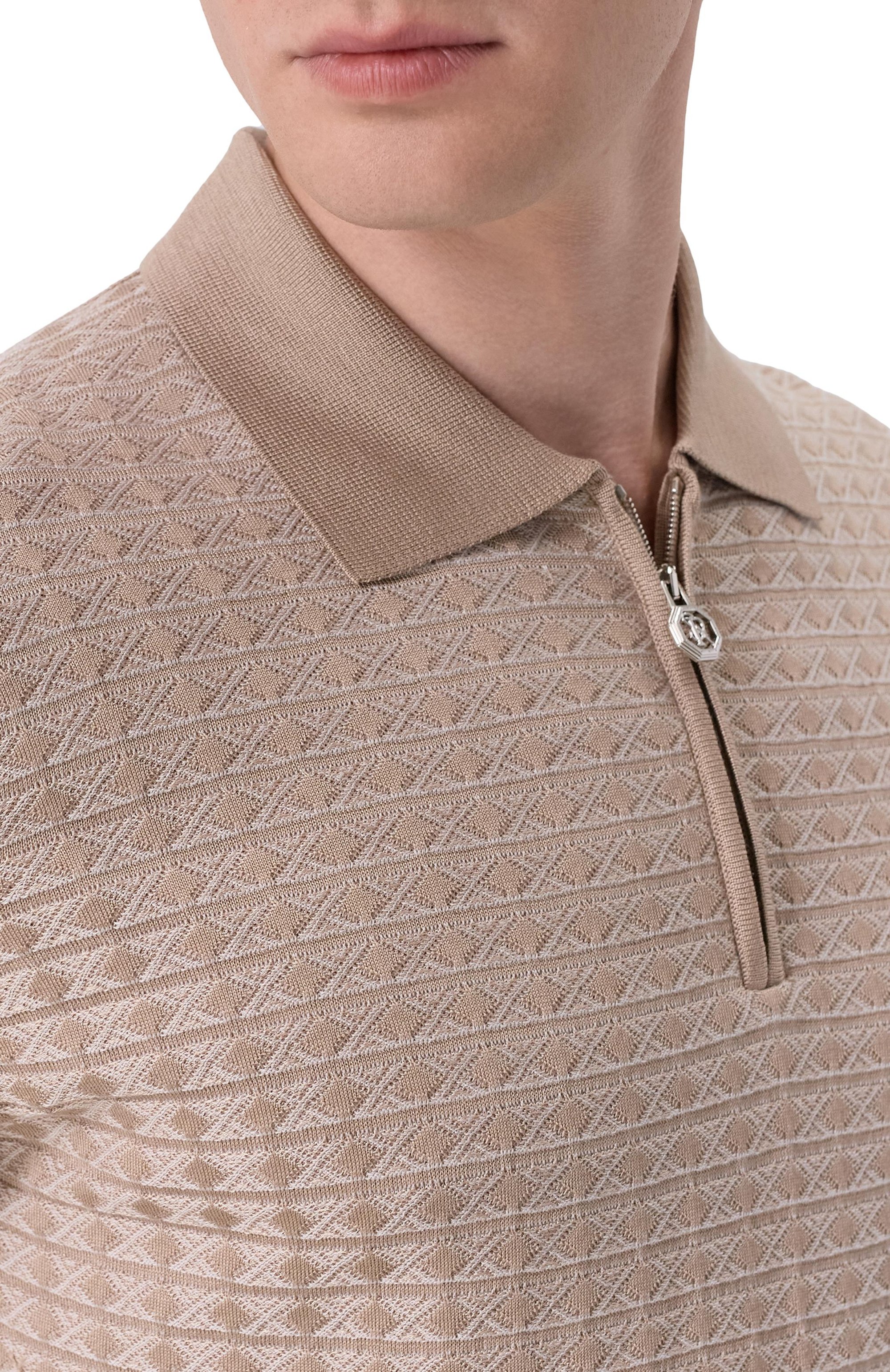 Поло из шелка и хлопка STEFANO RICCI, арт. K212038P31/F26194_003, фото 5