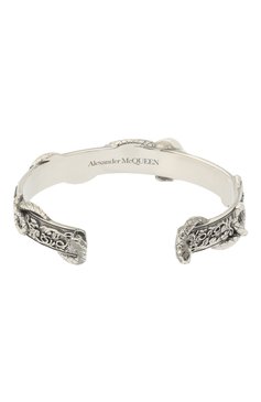 Мужской браслет ALEXANDER MCQUEEN сер�ебряного цвета, арт. 628101/J160Y | Фото 2 (Региональные ограничения белый список (Axapta Mercury): Не проставлено; Нос: Не проставлено; Материал: Металл)